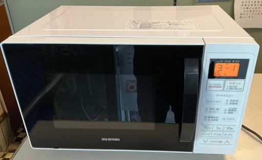 【RKG-326】特価！アイリスオーヤマ/オーブンレンジ/MO-T1604-W /中古品/2021年製