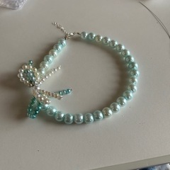 水色アクセサリーの画像