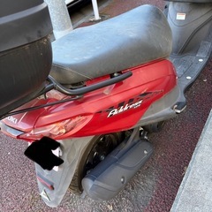 ☆受け取り決定してます☆SUZUKI スズキ Address125 アドレス バイク　スクーター レッド 赤　の画像