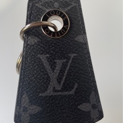 LOUIS VUITTON  キーホルダー　レザー/キーリング部分変色有の画像
