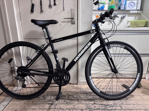 お値下中！HUMMER クロスバイク ブラック【大阪引取に限る】 お値下中！HUMMER クロスバイク ブラック【大阪引取に限る】 - メルカリ