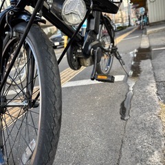中古20㌅Panasonic電動アシスト自転車　8Ah 大阪　010番の画像