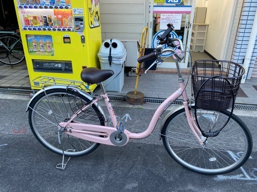 自転車 ピンク 前カゴ付き｜2025年2月購入 (いつ) 長居のその他の中古