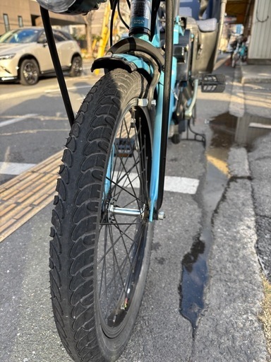 中古20㌅Panasonic電動アシスト自転車　16Ah 大阪　011番