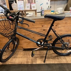 【BRUNO skipperチェーン新品！】クロモリフレーム　20インチミニベロ　マットグレーの画像