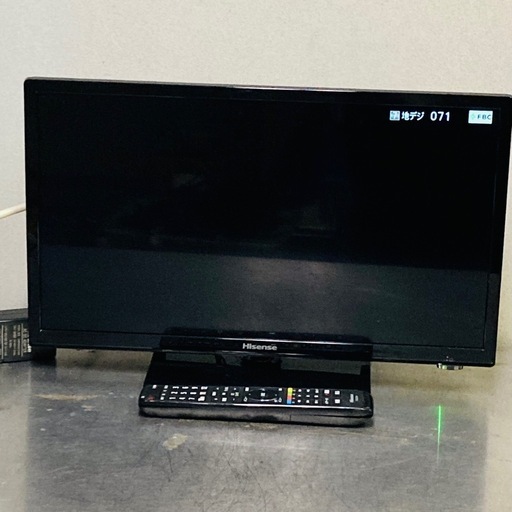 値下げ　Hisense ハイセンス　ハイビジョンLED 液晶テレビ　19インチ　2019年製　リモコン付