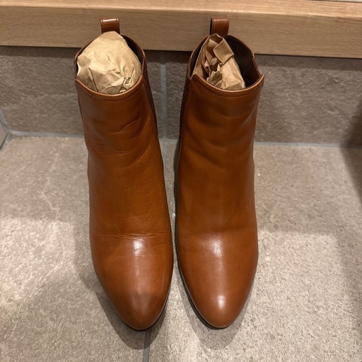 美品✨REGAL キャメルブーツ23.5㎝ (ぴかちゃん) 本蓮沼の靴《ブーツ