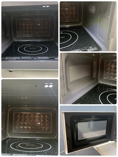 S744 ⭐ 東芝｜TOSHIBA フラット電子レンジ ER-WM17-W ホワイト [17L /ヘルツフリー] ⭐ 動作確認済 ⭐ 