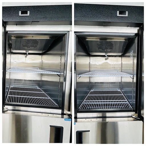 動作品　JCM 縦型　4ドア オール　冷凍庫　フリーザー　JCMF-1280-IN 店舗厨房　業務用　2020年製　