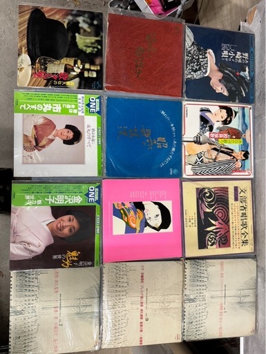 レコードまとめ　日本演歌と時代劇戦争系　　　　
