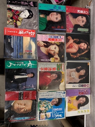 レコードまとめ　日本演歌と時代劇戦争系　　　　