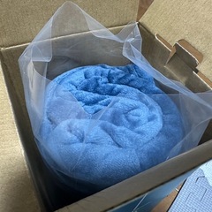  【新品】スモッグブルー冬用毛布の画像