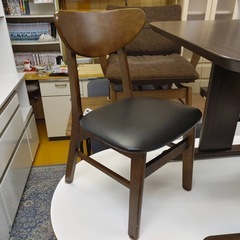 【リサイクルサービス八光】幅80㎝　(定価の半額以下) ニトリ 2人掛けダイニング3点セット（DS-80DBR）の画像