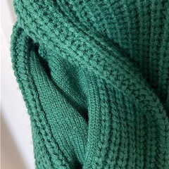 EMMA CLOTHES カーディガン ケーブル　Mサイズ　緑　ポケット付きの画像