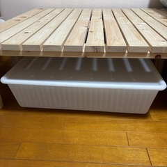 ベッド下収納ボックスIKEA 2個セット0円の画像