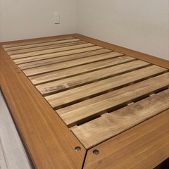 シングル　ベッドフレーム　フレームのみの画像