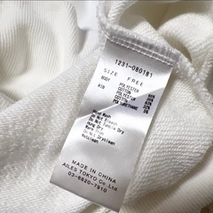 【決まりました】ENVYMビッグトレーナー オーバーサイズトレーナー バックプリントの画像