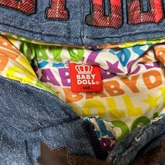 ★BABYDOLL デニムベスト140㎝★の画像