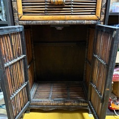 竹製 引き出しの画像