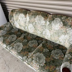 カリモク karimoku 3人掛 ソファ 花柄 金華山 コロニアルの画像