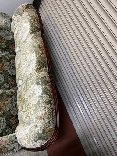 カリモク karimoku 3人掛 ソファ 花柄 金華山 コロニアル
