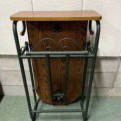 折りたたみ式 テーブル 作業台 おしゃれ インテリア 幅90cm×奥行50cm×高さ94cm の画像