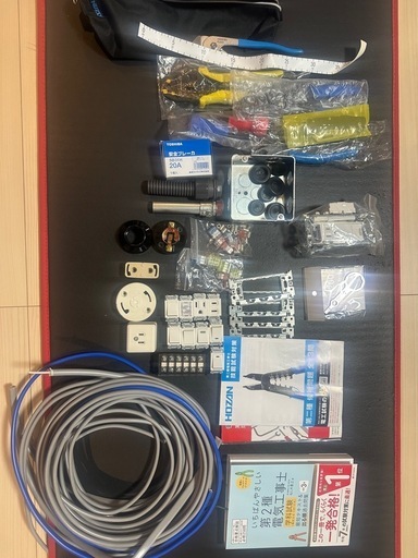 電気工事士第二種 技能試験対策 フルセット HOZAN工具一式＋材料