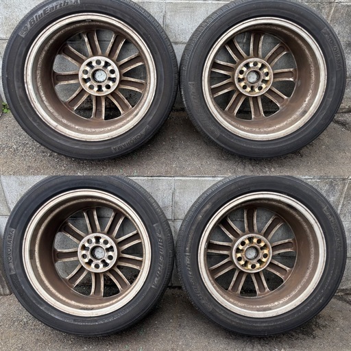 美品 レクサス LS460 純正 18インチホイール+タイヤ 4本 235/50R18