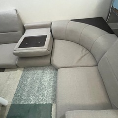 3人掛け　コーナーローソファ の画像