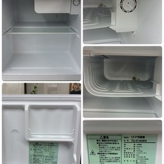 S234 ⭐ タンスのゲン 冷蔵庫 一人暮らし 46L コンパクト TQ0146WH ⭐ 動作確認済 ⭐ クリーニング済の画像