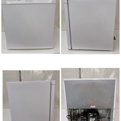 S234 ⭐ タンスのゲン 冷蔵庫 一人暮らし 46L コンパクト TQ0146WH ⭐ 動作確認済 ⭐ クリーニング済の画像