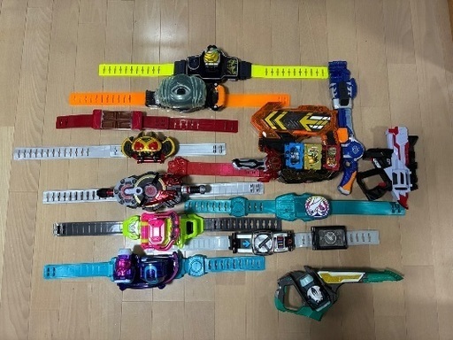 仮面ライダー 変身ベルト武器フィギュア まとめ売りビルド ジオウ エグゼイド 他