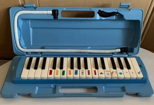 値下げなし YAMAHA ピアニカ P-32D 水色 鍵盤ハーモニカ (naka moto