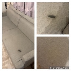 どちらでもOK IKEA  ビリー 棚 モダンデコ 3人掛け ソファ の画像