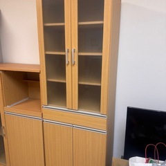 【ニトリ 食器棚（無料譲渡）｜幅60×高さ178×奥行38cm】の画像