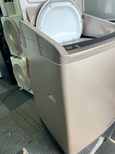 北九州市内配送無料　保証付き 日立BW-DV100C 縦型洗濯乾燥機 ビートウォッシュ シャンパン [洗濯10.0kg /乾燥5.5kg /ヒーター乾燥