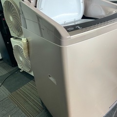 北九州市内配送無料　保証付き 日立BW-DV100C 縦型洗濯乾燥機 ビートウォッシュ シャンパン [洗濯10.0kg /乾燥5.5kg /ヒーター乾燥の画像