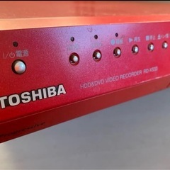 値下げなし TOSHIBA  HDD&DVDビデオレコーダー　RD-XS33の画像
