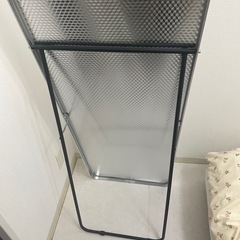 スタンドミラー シルバーの画像