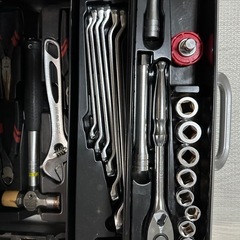 KTC 工具セット ツールボックス付き 中古 整備工具 一式 の画像