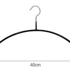 すべらないハンガーセット（黒）マワの画像