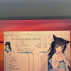 ウエスタンデジタル　HDD 3.5インチ　10TB  1181時間の画像