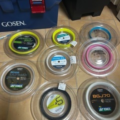 バドミントン ラケット ガット張ります