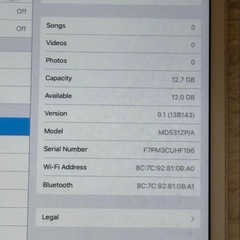 iPad mini 第1世代　Wi-Fiモデルの画像