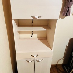 木製キッチンボード（レンジ台）の画像