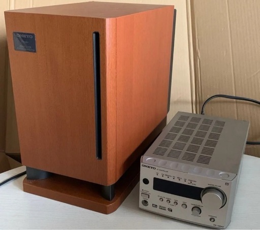 ONKYO サブウーファー SWA-V15X アンプ PR-155AX 2個セット (naka moto