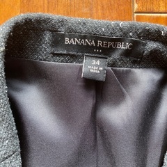 BANANA REPUBLIC バナナリパブリック テーラードジャケット グレー　サイズ34の画像