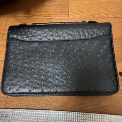 LA BORSA OSTRICH【ITALY】バッグの画像