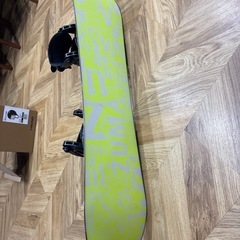 スノーボード板100キッズ　ビンディング付き美品の画像