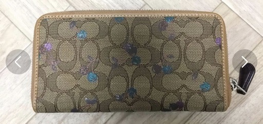 COACH コーチ　花柄 長財布